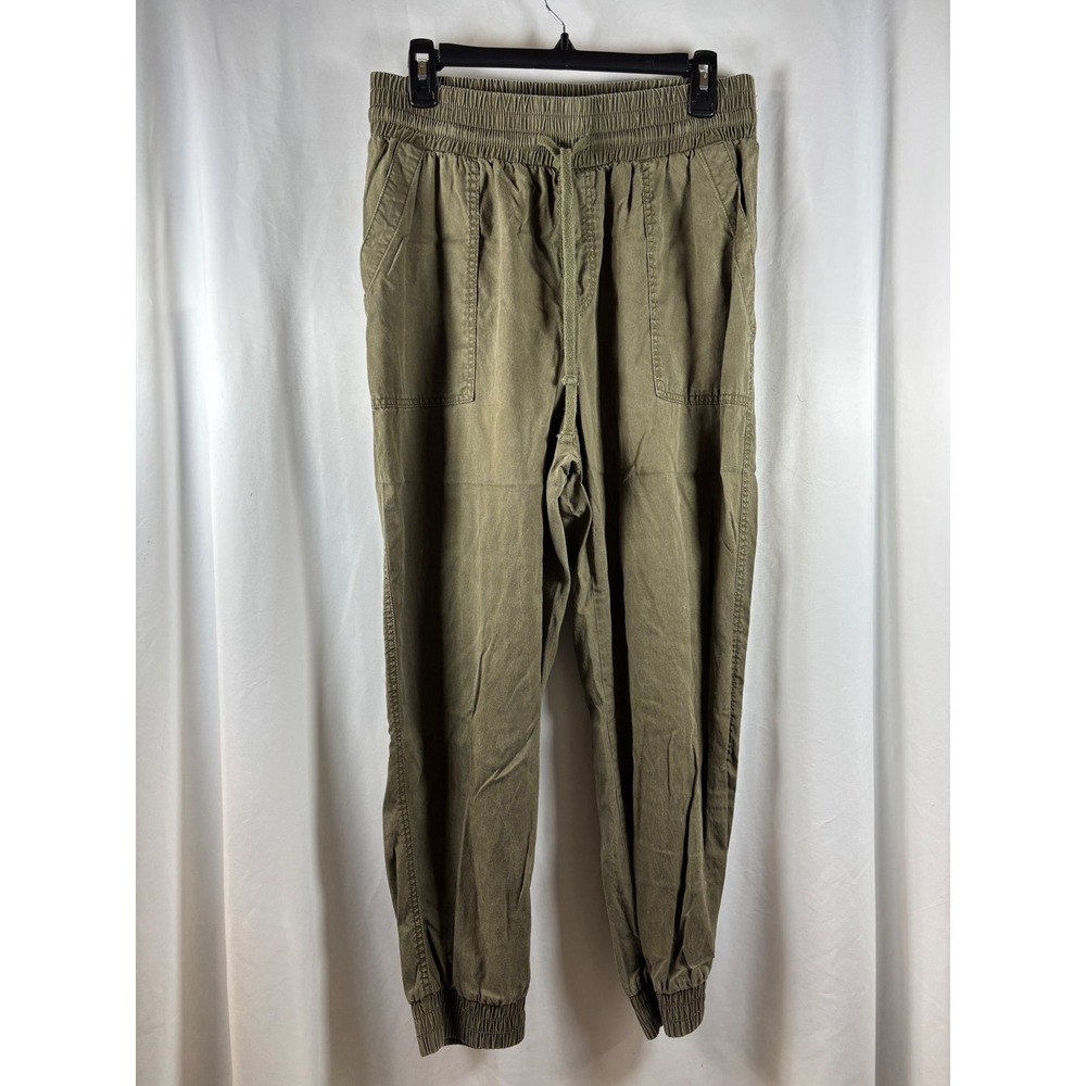 A New Day Womens Olive Green Lyocell Blend Utility Jogger Pants Size M